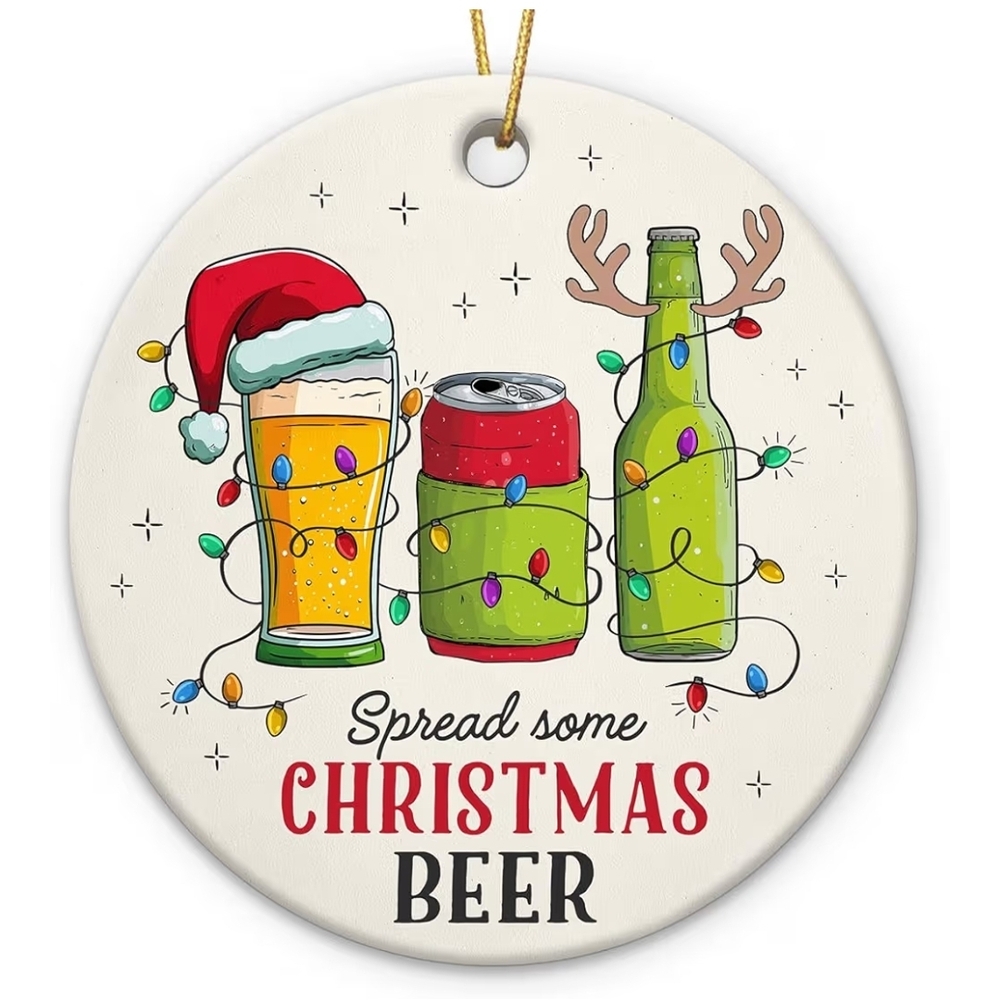 Festive Beer Ornament